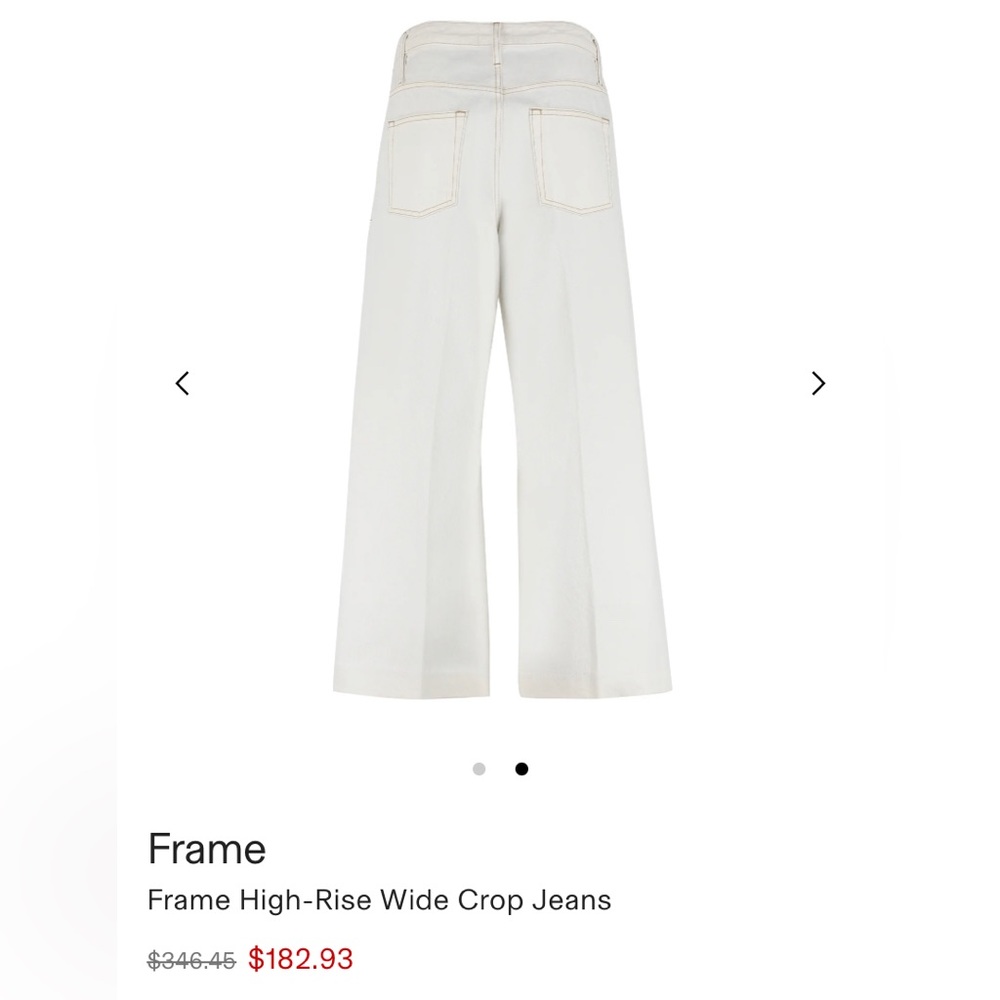 FRAME Denim High-Rise Wide size 31/32